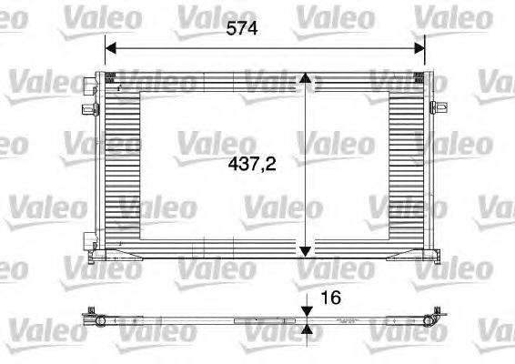 VALEO 817577 Конденсатор, кондиционер