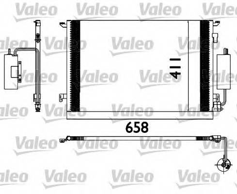 VALEO 817648 Конденсатор, кондиционер