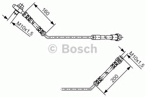 BOSCH 1 987 476 054 Гальмівний шланг