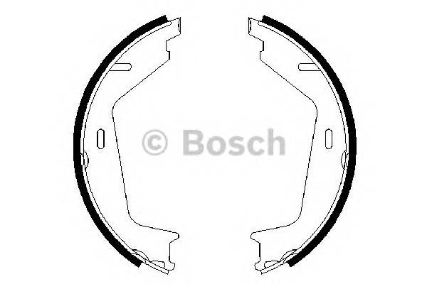 BOSCH 0 986 487 623 Комплект тормозных колодок,