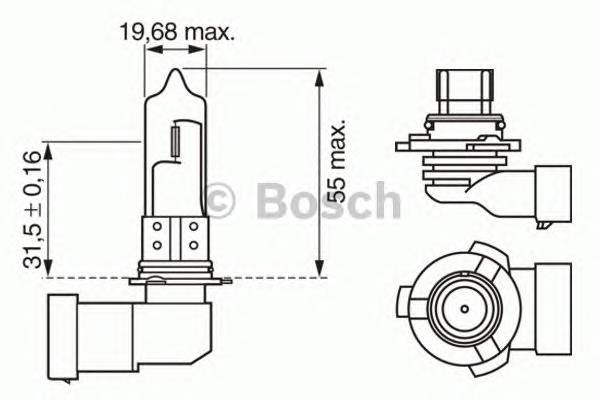 BOSCH 1 987 302 152 Лампа розжарювання, фара