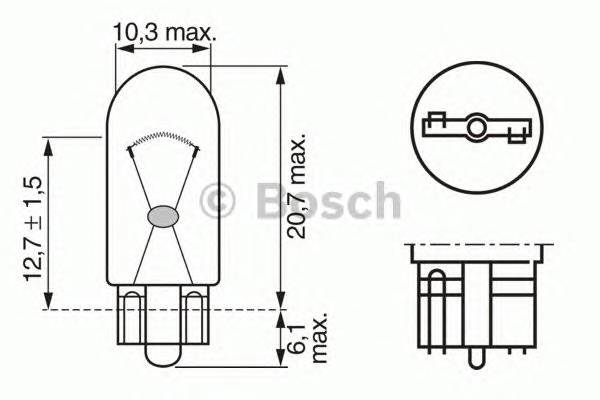 BOSCH 1 987 302 517 Лампа накаливания