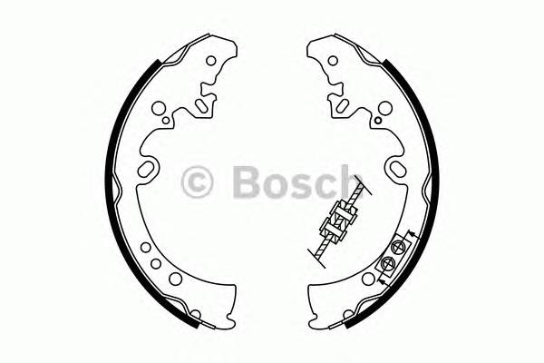 BOSCH 0 986 487 787 Комплект тормозных колодок