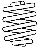 SACHS 996 515 Пружина ходовой части