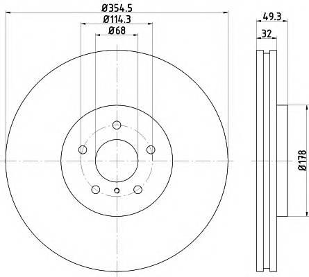 TEXTAR 92199105 Тормозний диск