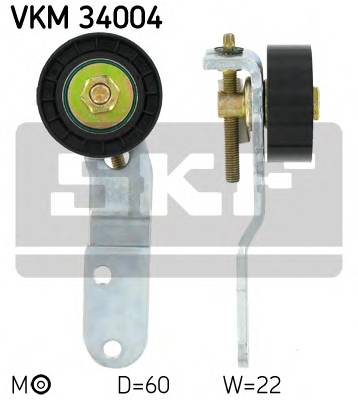 SKF VKM 34004 Натяжной ролик, поликлиновой