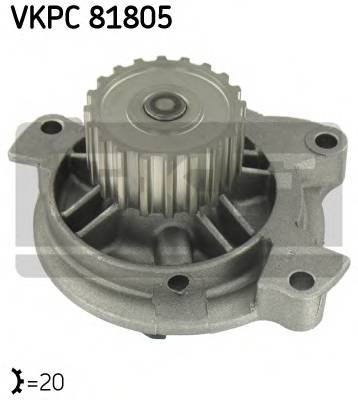 SKF VKPC 81805 Водяной насос