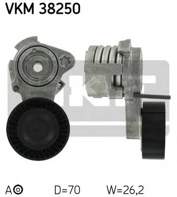 SKF VKM 38250 Натяжний ролик, полікліновий