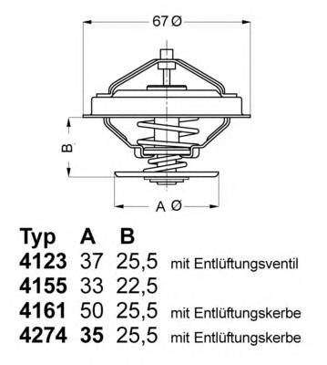 WAHLER 4123.80D Термостат, охолоджуюча рідина