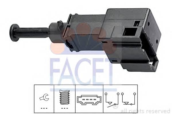 FACET 7.1151 Выключатель фонаря сигнала