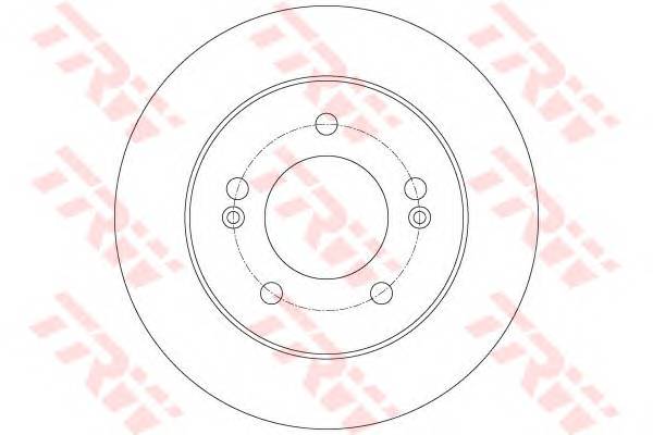 TRW DF6144 Тормозной диск