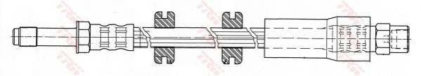 TRW PHB446 Тормозной шланг