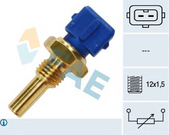 FAE 33010 Датчик, температура охолоджувальної