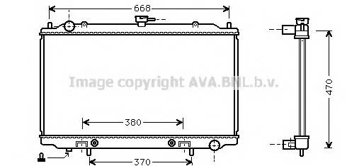 AVA QUALITY COOLING DN2189 Радиатор, охлаждение двигателя