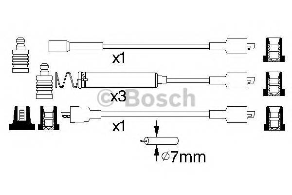 BOSCH 0 986 356 800 Комплект проводов зажигания