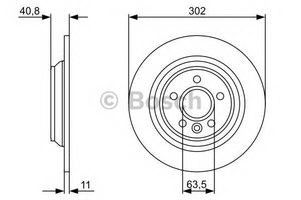 BOSCH 0 986 479 397 Тормозной диск