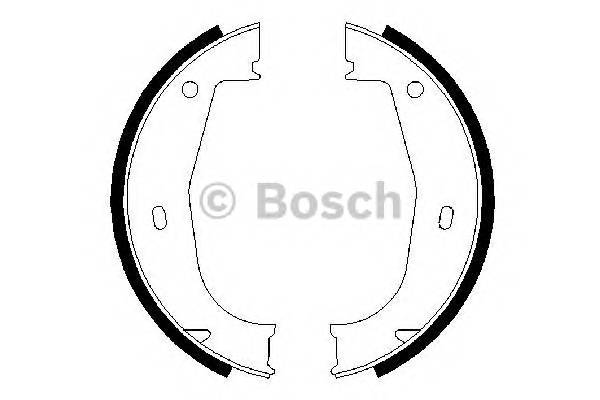 BOSCH 0 986 487 520 Комплект тормозных колодок,