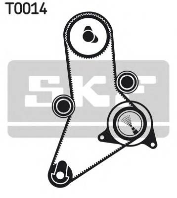 SKF VKMA 02382 Комплект ремня ГРМ