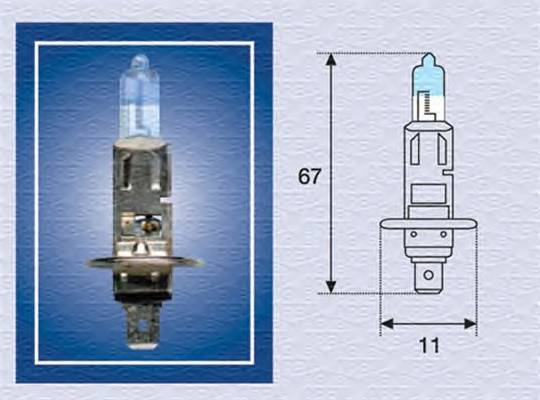 MAGNETI MARELLI 002587100000 Лампа розжарювання, фара