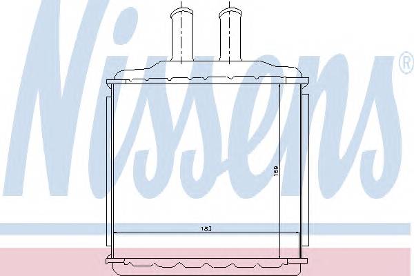 NISSENS 76509 Теплообменник, отопление салона
