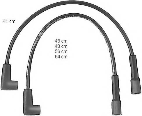 BERU ZEF574 Комплект проводов зажигания