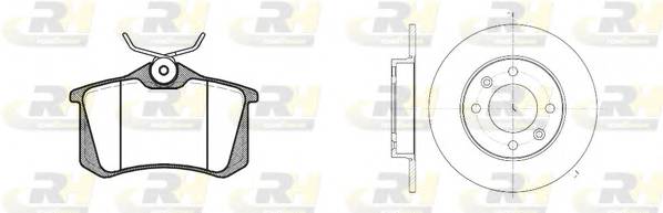 ROADHOUSE 8263.03 Комплект гальм, дисковий