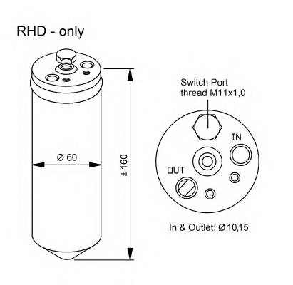 NRF 33320 Осушувач, кондиціонер