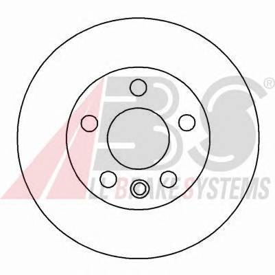 A.B.S. 16658 Гальмівний диск