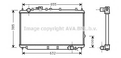 AVA QUALITY COOLING KA2016 Радиатор, охлаждение двигателя