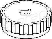 TOPRAN 202 261 Крышка, резервуар охлаждающей