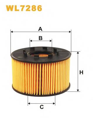 WIX FILTERS WL7286 Масляный фильтр