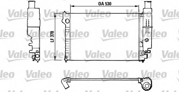 VALEO 816554 Радиатор, охлаждение двигателя