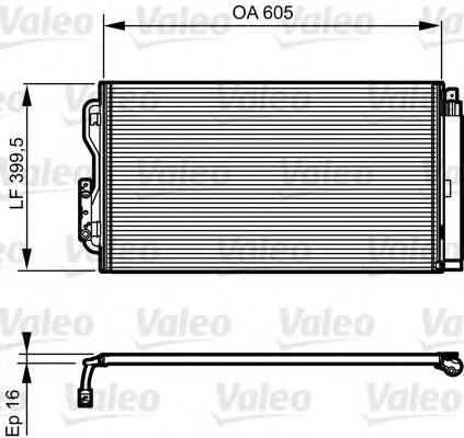 VALEO 814191 Конденсатор, кондиционер