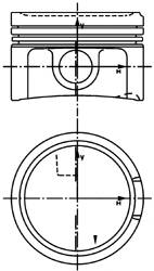 KOLBENSCHMIDT 40434600 Поршень