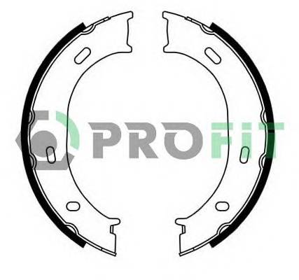 PROFIT 5001-0624 Колодки гальмівні барабанні