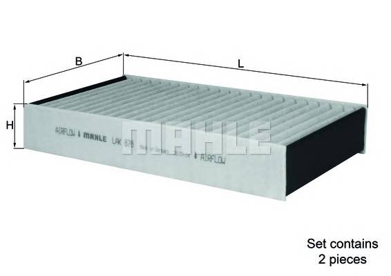 KNECHT LAK 878/S Фільтр, повітря у