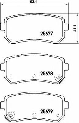 BREMBO P 30 068 Комплект гальмівних колодок,