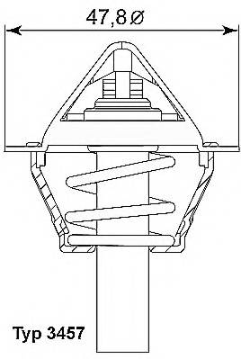 WAHLER 3457.90D Термостат, охолоджуюча рідина