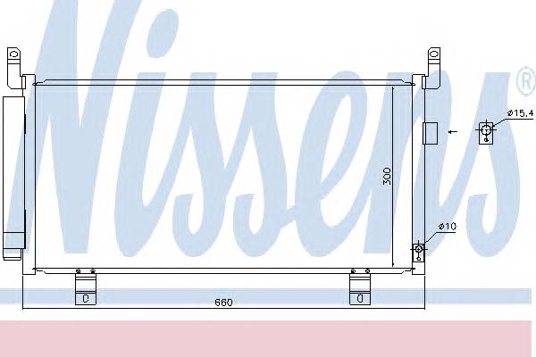 NISSENS 940437 Конденсатор, кондиционер