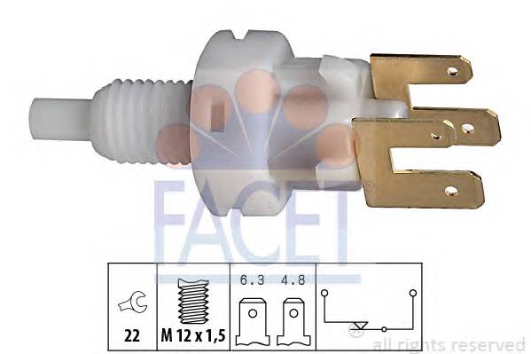 FACET 7.1083 Вимикач ліхтаря сигналу