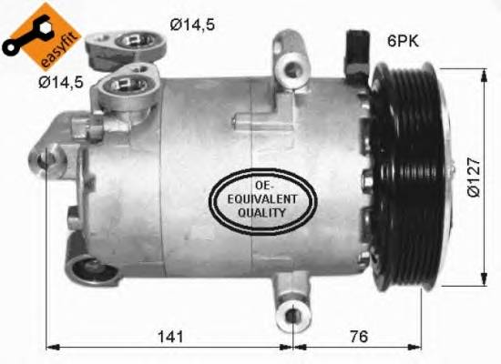 NRF 32411 Компрессор, кондиционер