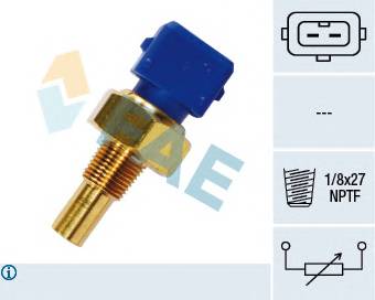 FAE 33100 Датчик, температура охлаждающей