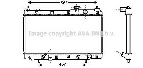 AVA QUALITY COOLING HD2104 Радиатор, охлаждение двигателя