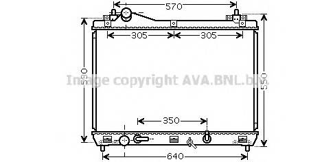 AVA QUALITY COOLING SZ2105 Радиатор, охлаждение двигателя