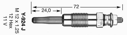 NGK 7906 Свічка розжарювання