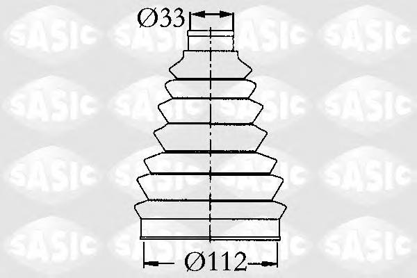 SASIC 2933073 Комплект пылника, приводной