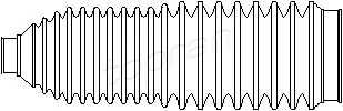 TOPRAN 103 782 Пыльник, рулевое управление