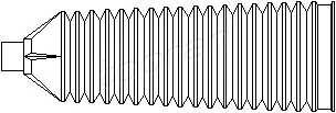 TOPRAN 302 441 Пыльник, рулевое управление