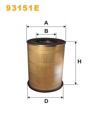 WIX FILTERS 93151E Воздушный фильтр