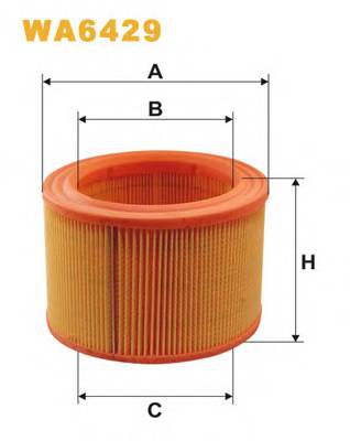 WIX FILTERS WA6429 Повітряний фільтр